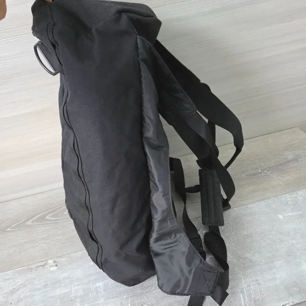 The North Face Black Backpack Convertible Duffel Small Travel Day Pack Bag